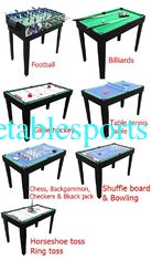 China 12 em 1 multi mesa de bilhar multicolorido do tênis de mesa do projeto da tabela de jogo da finalidade fornecedor
