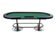 China Tabela do pôquer da casa da tabela de jogo de pôquer do luxo 8FT com pé baixo de aço resistente empresa