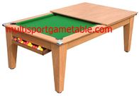 China madeira 2 da mesa de jantar da tabela de jogo dos bilhar de 7FT em 1 mesa de bilhar com parte superior da conversão empresa