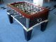 Deluxe Soccer Game Table 5FT Wood Top Rail With Metal Corner Chrome OEM supplier