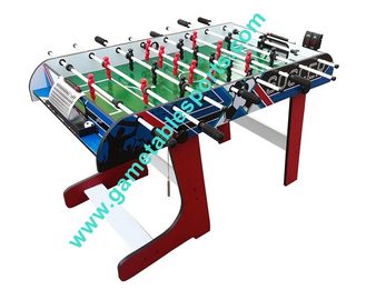 China 4 FT de futebol de dobramento apresentam a tabela dobrável de madeira do futebol para o jogo da família fábrica